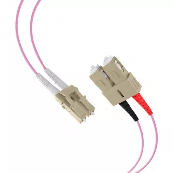 EFB-Elektronik dupleks jumper LC-SC 50/125µ OM4 LSZH erika vijolična 2,0mm 30m O0323.30