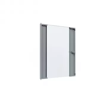 EFB Elektronik steklena vrata za X-Rack stensko ohišje 15U siva RAL7035 3/3 WGX-TUR15GR.G