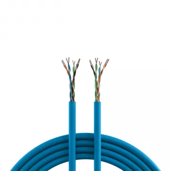 INFRALAN Cat.6A 500 MHz U/UTP 4-parni instalacijski kabel, AWG23, CPR B2ca, RAL5015 moder, 305m 99960.305-CPR