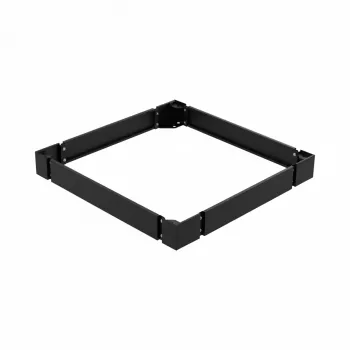 EFB PEL-SOK80VV.TS podstavek za omaro 800x800x80 mm, prezračen, črno črn