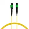 EFB Elektronik MPO-PLUS APC female na MPO-PLUS APC female OS2 8-vlakenski tip B LSZH rumen patch kabel, 1m MPOF8MPOFOS2-1