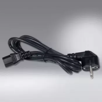 SCHÄFER IT SYSTEMS napajalni kabel IEC 60320 C13 na CEE 7/7 Schuko, 2 m, črn 6763200