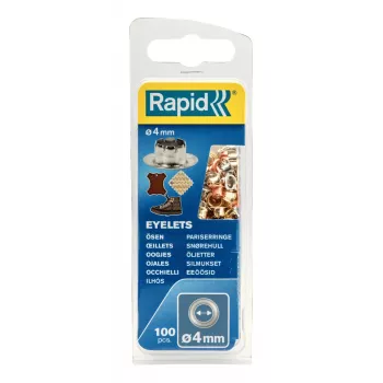 Rapid 5000409 očesca, 4 mm, različne barve, 100 kosov