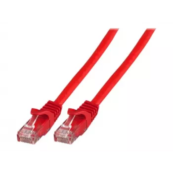 EFB K8110RT.5 Cat.5e U/UTP LSZH CCA patch kabel, RJ45, rdeč, 5m
