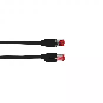 EFB Elektronik Cat.7 S/FTP LSZH patch kabel, RJ45, 0,25 m, črn K0700SW.0,25