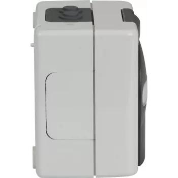 Nadometno vlagoodporno prazno ohišje EFB ET-25020 za 2 modula Keystone, IP44, sivo
