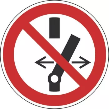 Prepovedni znak HEIN Industrieschilder Ne vklapljati ASR/ISO magnetna folija okrogel 100mm (27546)