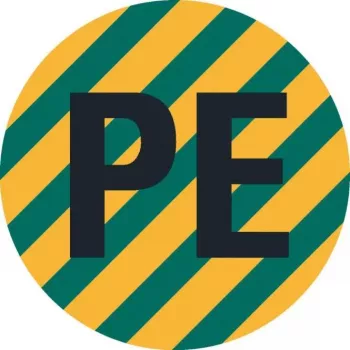 HEIN 172023 označevalna nalepka za PE vodnike, PET, samolepilna, rumeno-zelena, 4 x 12 mm, 1000 nalepk na rolo
