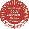 HEIN Industrieschilder nalepka za pregled DGUV V3 NP26-31, okrogla 20 mm, trajno lepljiva, bela, 500/rolo 185658