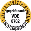 HEIN Industrieschilder 188207 nalepke za pregled VDE 0702, tedni 26-31, 20 mm, trajno lepljive, 500 na rolo