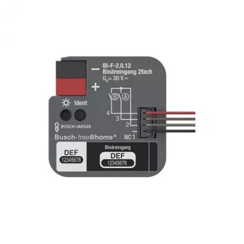 BUSCH-JAEGER KNX binarni vhod 2-kratni, podometni BI-F-2.0.12 (2CDG510023R0021)
