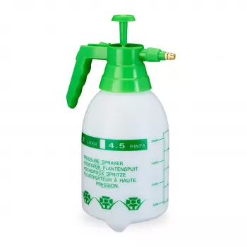 Relaxdays tlačna pršilka, 2 L, bela/zelena (10030042)