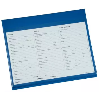 BOI Dokutech trda ring mapa A4 modra, 2 obroča, premer obroča 30 mm, širina hrbta 50 mm 9108-01824