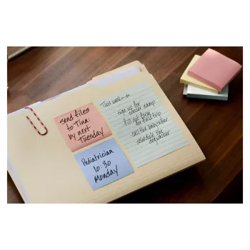 3M Post-it Recycling Notes 655-1RPT-N, 127 x 76 mm, vijolične, 100 listov, 100 % recikliran papir