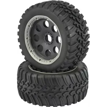 Reely 1:6 buggy kompletna kolesa V-block 6-kraka črna 1 kos (RE-6478860)