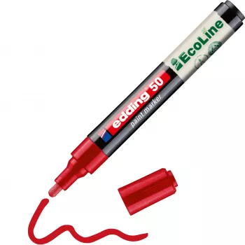 Edding 50 EcoLine lakirni marker rdeč 2-3 mm 4-50-002