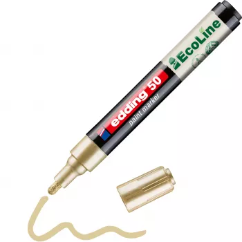 Edding 50 EcoLine lakirni marker zlat 2-3 mm (4-50-053)