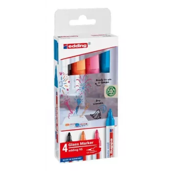 edding 95 marker za steklene table različnih barv 1-5 mm 4 kosi (4-95-4-2)