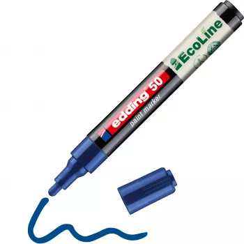 Edding 50 EcoLine lakirni marker moder 2-3 mm 4-50-003