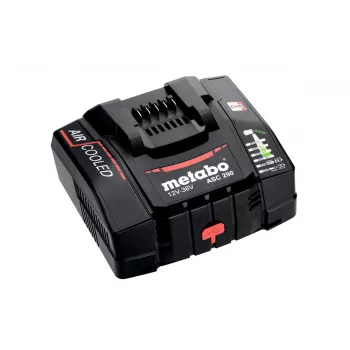 Metabo ASC 290 zračno hlajeni hitri polnilnik 12-36 V, 8,0 A, Li-Ion/LiHD, za stensko montažo, LED prikaz 627370000