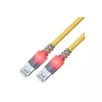 ZVK GMBH Easylan DualBoot LED patch kabel RJ45 S/FTP Cat.6 (Class E), z vtičem saCon, LSOH, rumen, 25 m CS1OYCDCD0250