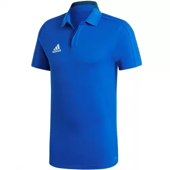 adidas Condivo 18 bombažna polo majica modra CF4375 S