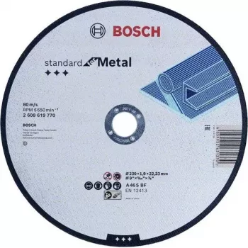 Bosch Standard for Metal rezalna plošča, 180 mm x 3 mm x 22,23 mm, aluminijev oksid, 1 kos, 2608619769