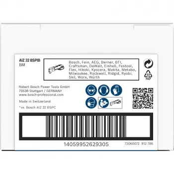 BOSCH PRO AIZ 32 BSPIB StarlockPlus potopna žagin list, 32 x 50 mm, bi-metal 2608669073
