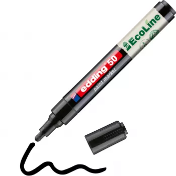 Edding 50 EcoLine marker za lak črn 2–3 mm 4-50-001