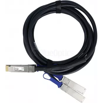 BlueLAN združljiv z Mellanox MCP7H50-V003R26 pasivni 200G QSFP56 na 2x100G QSFP56 Direct Attach razdelilni kabel, 3m, AWG26 MCP7H50-V003R26-BL