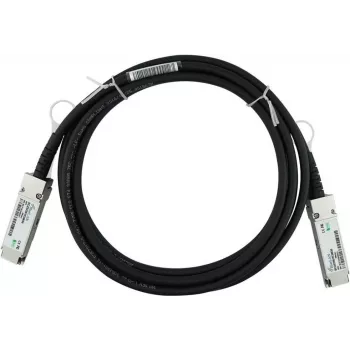 BlueLAN QSFP+ Direct Attach bakreni kabel, 40GBASE-CR4, 40 Gbps, 1 m, 30 AWG, pasivni, združljiv z Dell GME9UAY GME9UAY-BL
