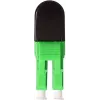 BLUELAN BlueOptics LWL loopback adapter OM5 50/125µm multimode LC/UPC duplex, limetno zelena, keramična ferula, -40°C do +85°C (BOLBLCOM5)