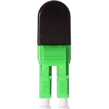 BLUELAN BlueOptics LWL loopback adapter OM5 50/125µm multimode LC/UPC duplex, limetno zelena, keramična ferula, -40°C do +85°C (BOLBLCOM5)