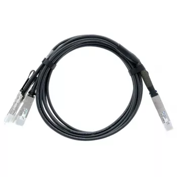 BlueLAN 400G QSFP-DD na 4x 100G QSFP56 Direct Attach razdelilni kabel, 2m, pasiven, AWG26, združljiv z Arista (CAB-D-4Q-400G-2M-BL)