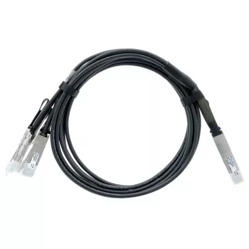 BlueLAN 400G QSFP-DD na 4x 100G QSFP56 Direct Attach razdelilni kabel, 2m, pasiven, AWG26, združljiv z Arista (CAB-D-4Q-400G-2M-BL)