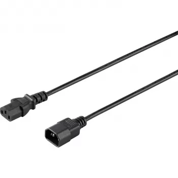 Sygonix SY-5042704 priključni kabel za naprave, CEE 7/7 na IEC C13, 1,5 m, črn