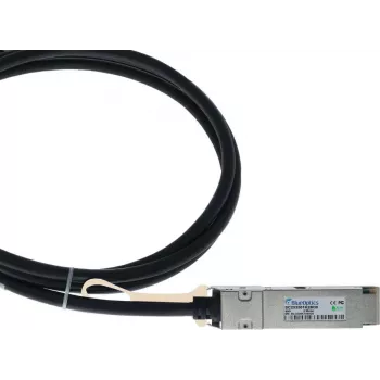 BlueLAN 40GBASE-CR4 QSFP na 4x10GBASE-CR SFP+ pasivni Direct Attach breakout kabel, 2m, AWG30, združljiv z Dell 470-ABXQ 470-ABXQ-BL