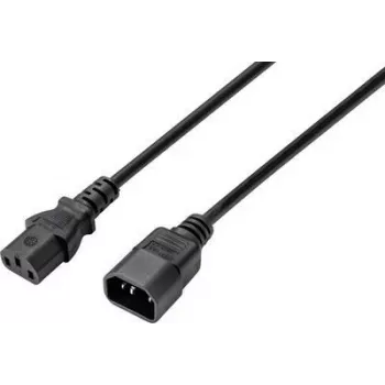 Sygonix SY-5044234 podaljševalni kabel za hladne naprave, C14 na C13, 3,5 m, črn