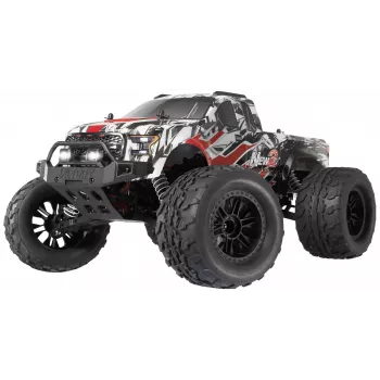 Reely New2 Super Combo Brushless 1:10 RC električni monster truck 4WD 100% RTR 2,4 GHz z baterijo, polnilcem in baterijami za oddajnik (RE-7766676)
