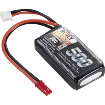 Reely LiPo baterijski paket 7,4 V 500 mAh 2S 25C softcase z BEC konektorjem RE-7851726