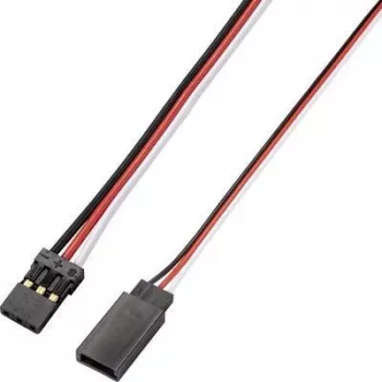 Reely podaljšek za servo 10 kosov 100 cm ploščat 0,14 mm² konektor JR/Futaba na vtičnico (RE-6992157)