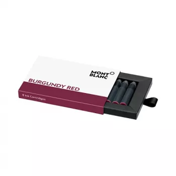 Montblanc Burgundy Red kartuše s črnilom za nalivperesa, 8-Pack (105199)