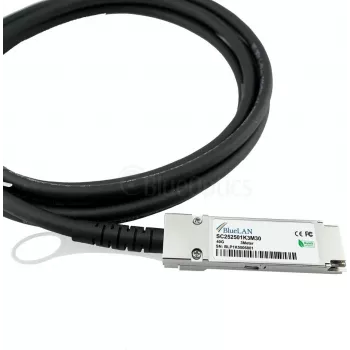 BlueLAN združljiv s H3C LSWM1QSTK2 QSFP+ Direct Attach bakreni kabel, 40GBASE-CR4, 5 m, 28 AWG, pasivni Twinax LSWM1QSTK2-BL