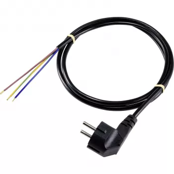 Sygonix SY-5043484 napajalni kabel črn 2,00 m