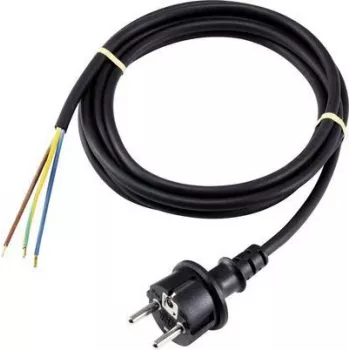 Sygonix SY-5043464 napajalni kabel črn 3,00 m