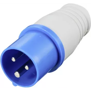 Sygonix SY-5806886 CEE vtič za avtodom 16 A 3-polni 250 V AC IP44 moder