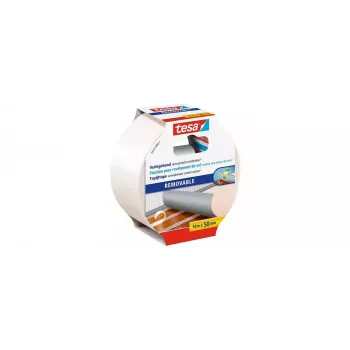 Tesa 55731 komplet odstranljivega lepilnega traku za talne obloge, 10 m x 50 mm, 6 zvitkov, prozoren, 55731-00500-11