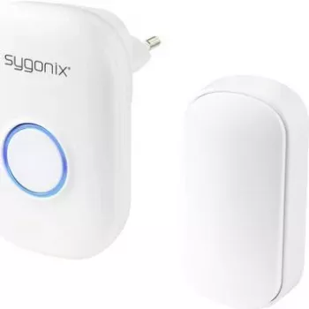 Sygonix SY-5225388 brezžični komplet za hišni zvonec, brez baterije, z bliskavico