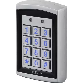 Sygonix SY-6428612 RFID kodna tipkovnica z osvetljenimi tipkami, nadometna montaža, 12/24 V DC/AC, IP66