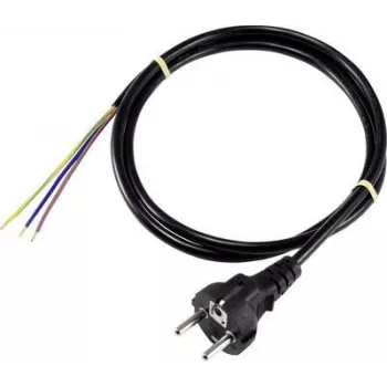 SYGONIX SY-5178370 napajalni kabel CEE 7/7 na IEC C13 3m črn